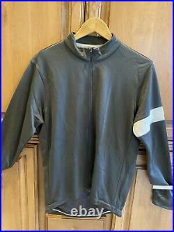 Used Gray Rapha Long Sleeve Classic Long Sleeve Cycling Jersey Large