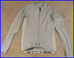 Used Gray Rapha Pro Team Cycling Long Sleeve Jersey Thermal Large Aero
