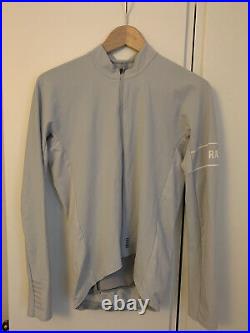 Used Gray Rapha Pro Team Cycling Long Sleeve Jersey Thermal Medium Aero