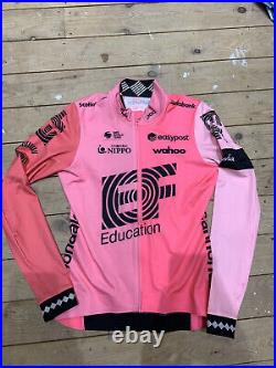 Used Pink Black Rapha Pro Team Issue Ef Cycling Long Sleeve Jersey Small