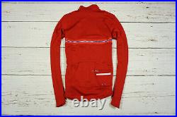 Used Red Norway Rapha Classic Long Sleeve Country Cycling Jersey Medium