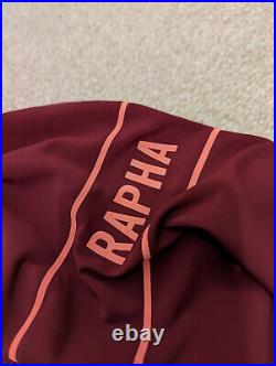 Used Red Rapha Pro Team Cycling Long Sleeve Jersey Thermal Medium Aero
