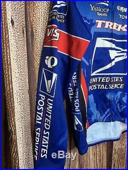 VTG Pearl Izumi Team USPS Postal service Trek Liberty Jersey Medium Long Sleeve