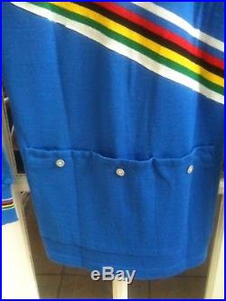 VTG cycling wool jersey shirt Campagnolo, Giordana, Italy, Long sleeve, Great Cond