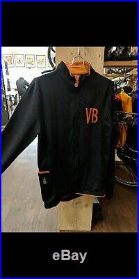 Velobici cycling jersey long sleeve black orange