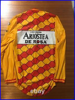 Vintage 1980s Ceramiche Ariostea de Rosa Cycling Jersey Made in Italy XL Size 5