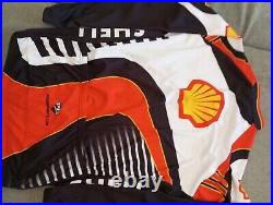 Vintage Cycling Jersey Shell Logo Sport Men's Long-Sleeve Jersey