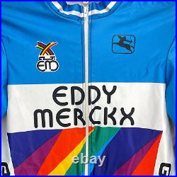 Vintage! Eddy Merckx Giordana Men's Size 5 XL Long Sleeve Cycling Jersey