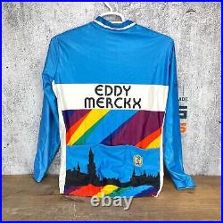 Vintage! Eddy Merckx Giordana Men's Size 5 XL Long Sleeve Cycling Jersey
