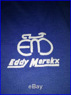 Vintage Eddy Merckx Wool Long Sleeve Jersey Small 2 NOS