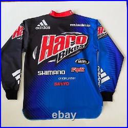 Vintage Haro Bikes Adidas Fox Shimano BMX Freestyle Cycling Long Sleeve Jersey