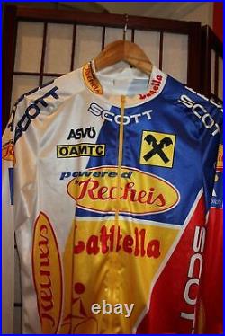 Vintage Latella Recheis Scott Team Cycling jersey Tour de France size S. ALY