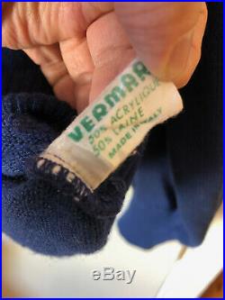 Vintage Merckx Patrick Schils Santini Wool Cycling Jersey, 6, Large, Long Sleeve
