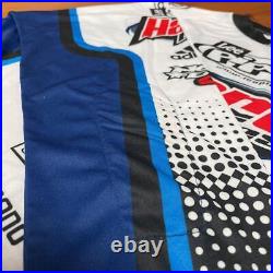 Vintage NO FEAR BMX Jersey Haro Bikes White / Blue Size L