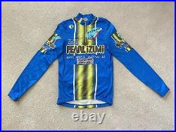 Vintage Pearl Izumi Cycling Jersey M Ishikawa Tokyo & Colorado Blue Zip Side