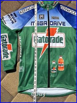 Vintage Santini Cycling Riding shirt gatorade sega sponser 90s Jersey