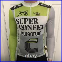 Vintage Super Confex Cycling Jersey Long Sleeve Winter Warm