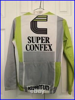 Vintage Super Confex Cycling Jersey Long Sleeve Winter Warm