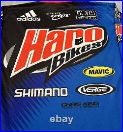 Vintage Verge Haro Bikes Adidas Fox Shimano BMX Jersey
