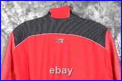 Vintage XL Assos Long Sleeve Jersey Jacket Red Bicycle Cycling Jersey