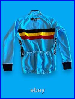 Winter Jersey Long Sleeve Thermal Bioracer Belgian National Team Pro Cycli