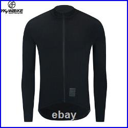 Winter Mens Cycling Suits Thermal Fleece Jacket Bib Pants Gel Padded Warm Outfit