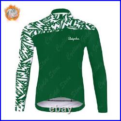 Winter Thermal Fleece Cycling Jersey Sets Long Sleeve MTB Uniform Sportswear