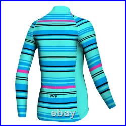 Women Cycling Jersey Jacket MTB Bike Long Sleeve Tight Shirt Cool Clothing Top