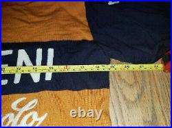 Woolistic Molteni Orange Black Wool Long Sleeve Cycling Jersey Campagnolo Jacket